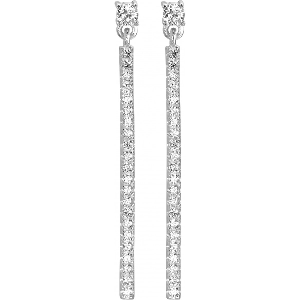 Earrings pair w. cz 925 Silver  Lua Blanca  305987.1.0
