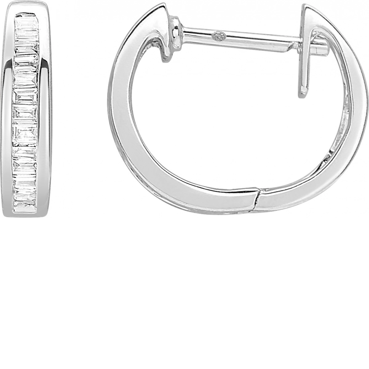 Earrings pair w. diam 0.20ct GHSI 18K WG  Lua Blanca  2.2082.21.0
