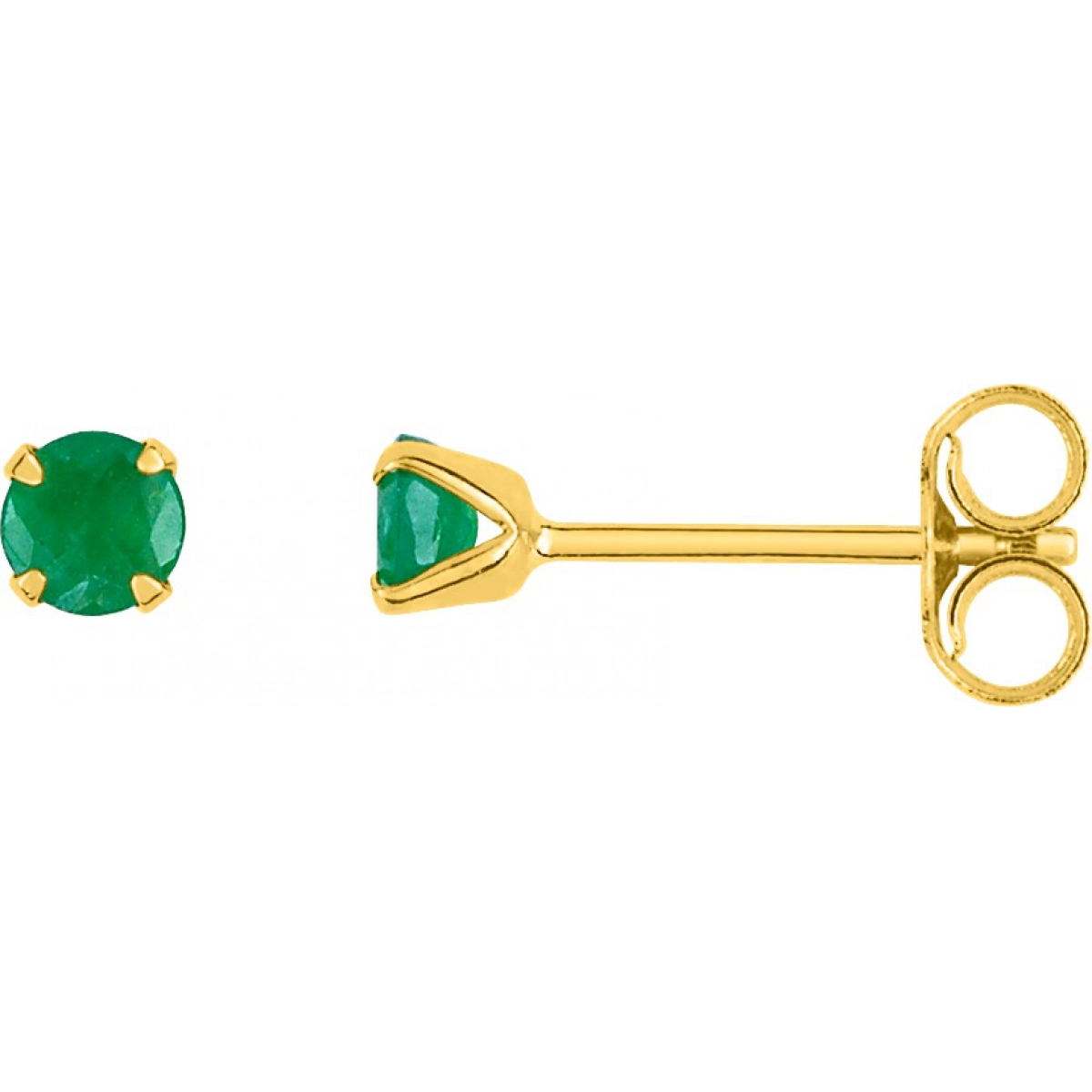 Earrings pair w. emerald 18K YG  Lua Blanca  IG254JE.0
