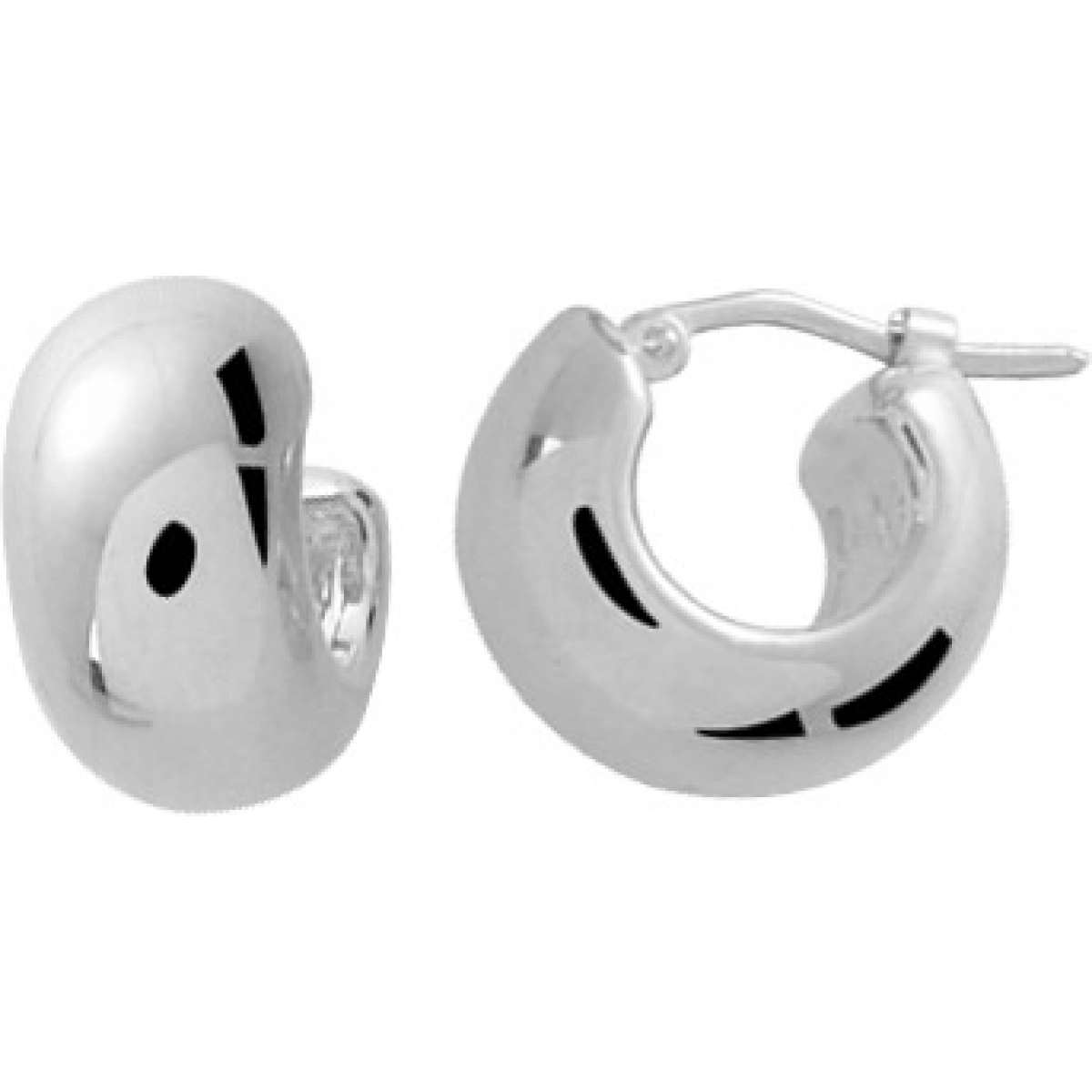 Earrings pair electroformed rh18K YG  Lua Blanca  9503G.0