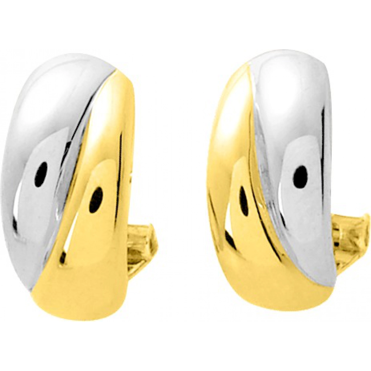 Earrings pair electroformed rh18K YG  Lua Blanca  9532JG.0