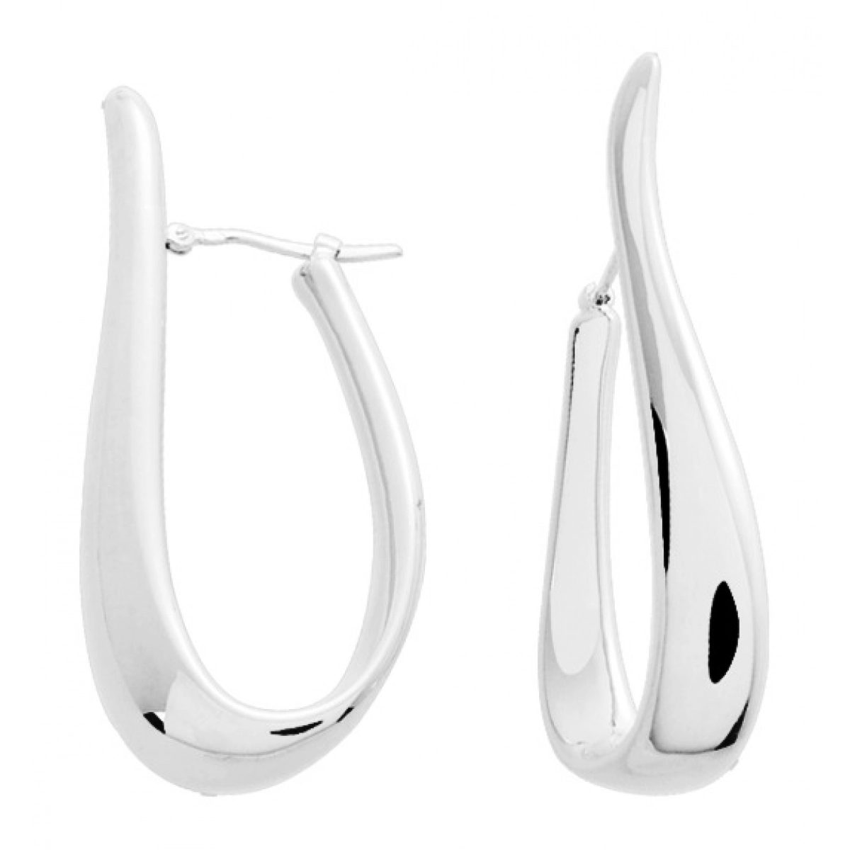 Earrings pair electroformed rh925 Silver  Lua Blanca  335550.0