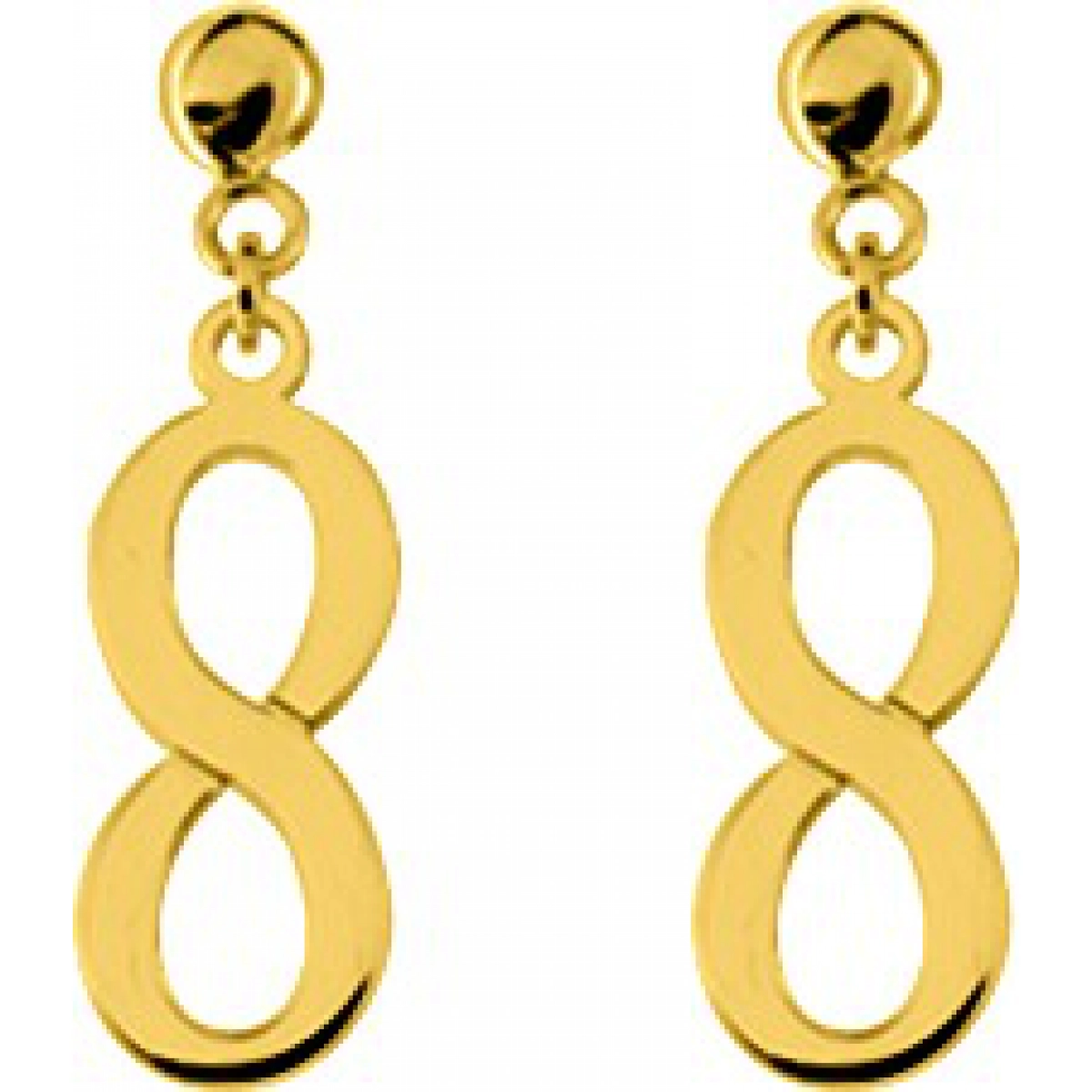 Earrings pair 'Infinite' 18K YG  Lua Blanca  24730.0