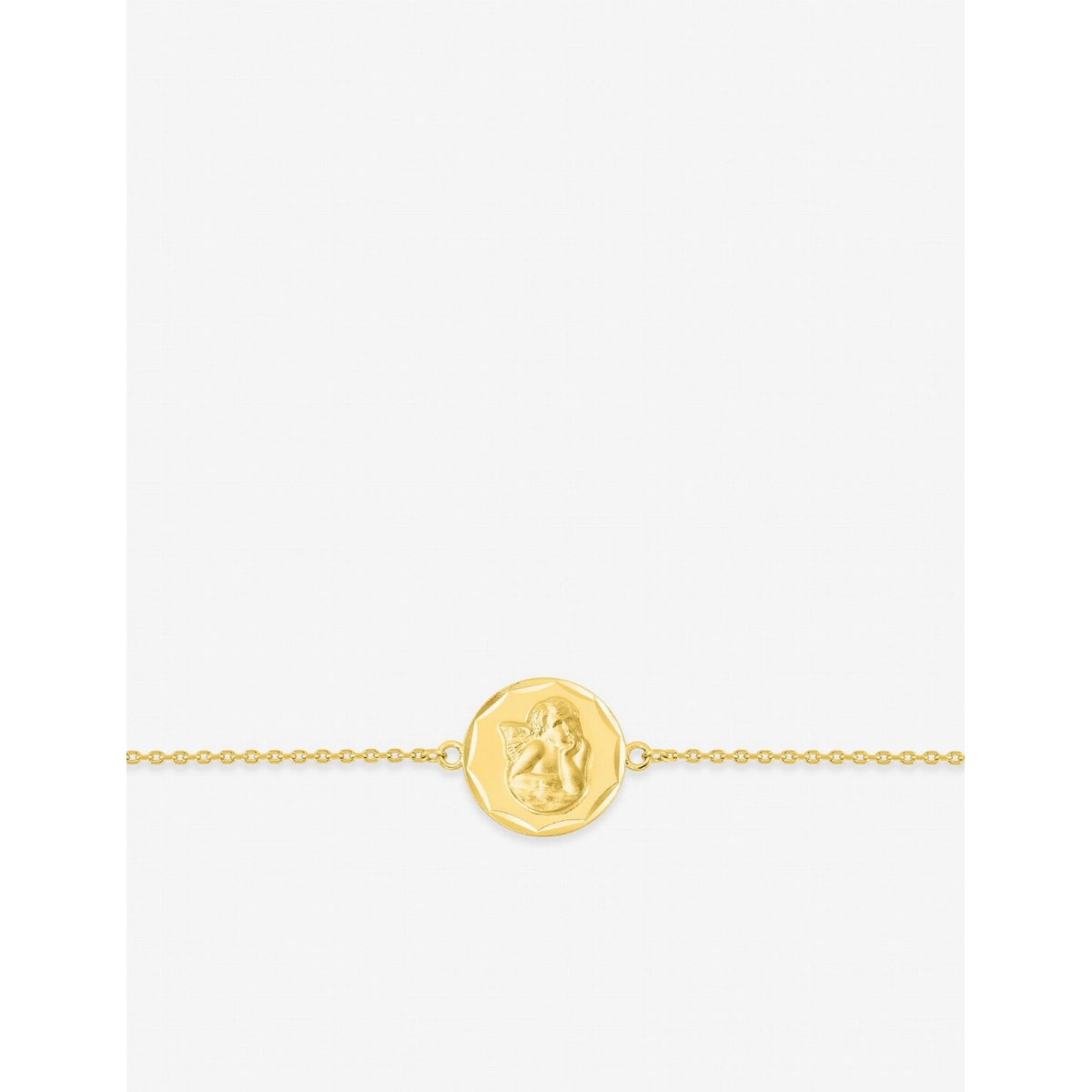 Bracelet gold plated Brass Lua Blanca  256089