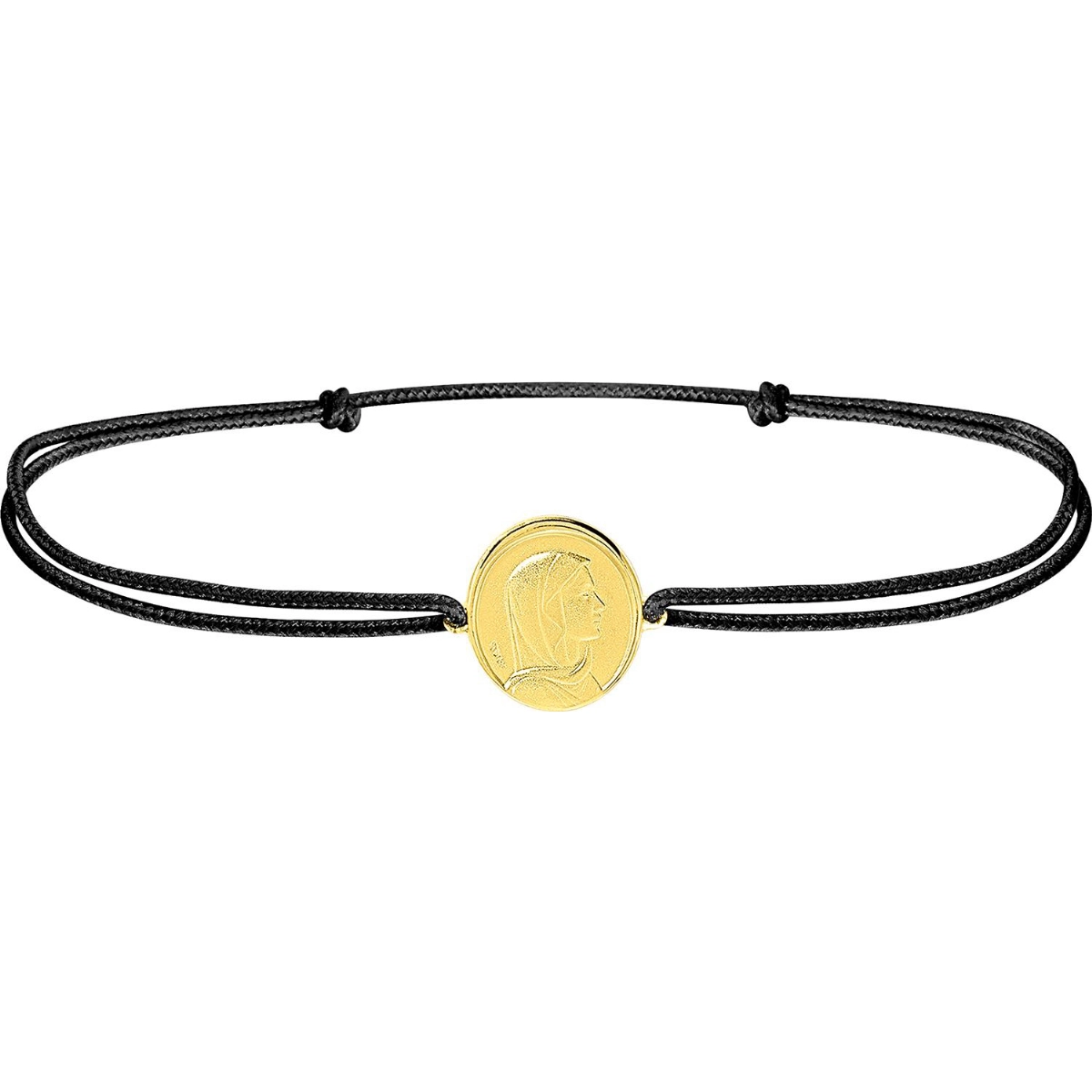 Bracelet cordon religieux or 375 jaune Lua Blanca  510607.89
