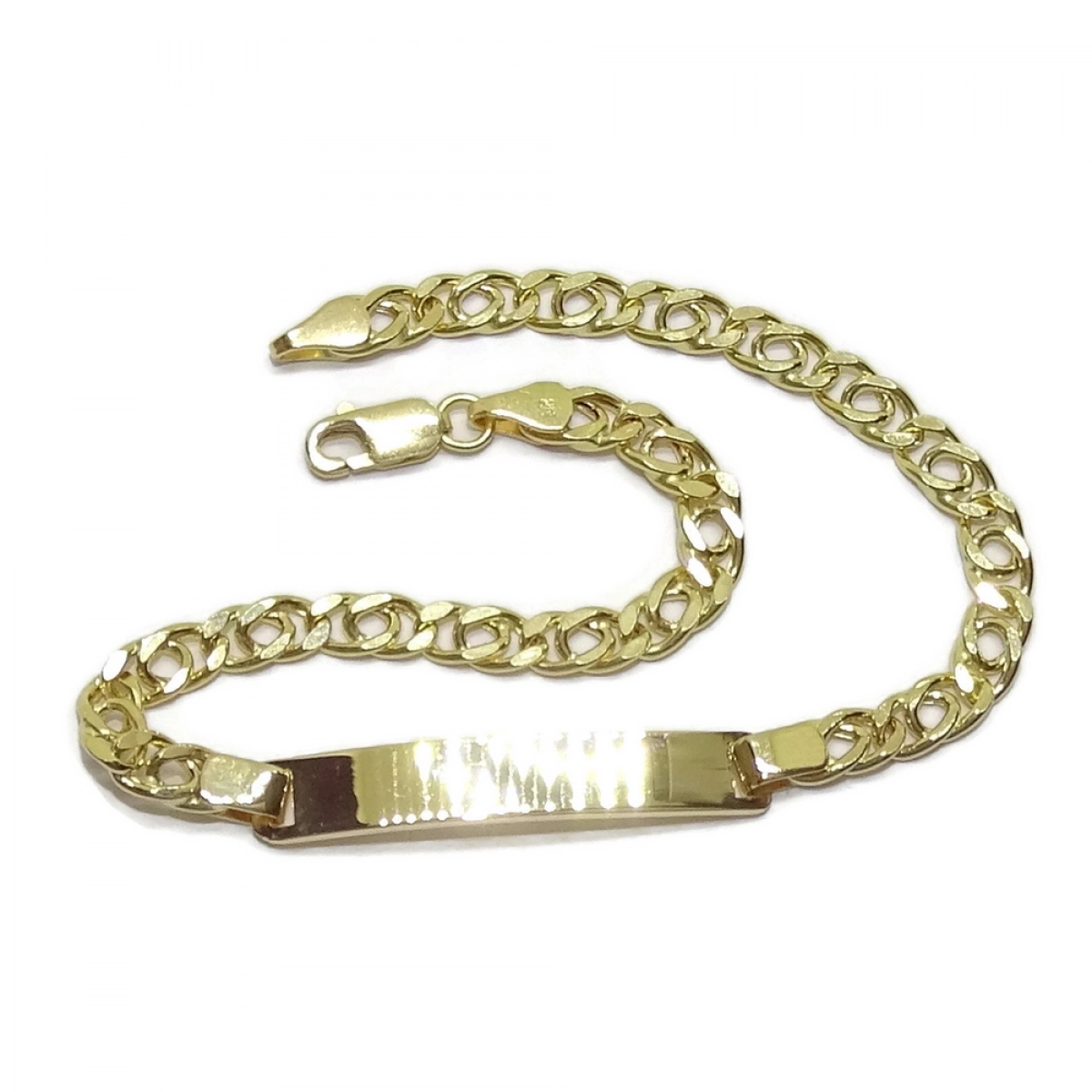 BRACELET FOR NI�OR 18K YELLOW GOLD PLATE 100% CUSTOMIZABLE, NEVER SAY NEVER