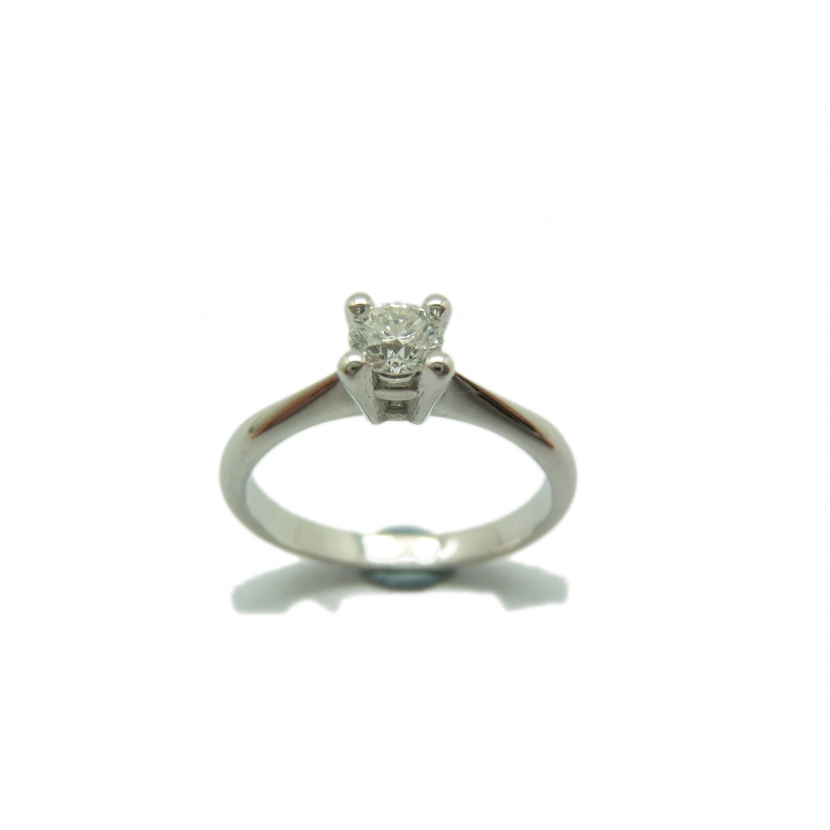 RING SOLITAIRE WHITE GOLD WITH DIAMOND A-404 B-79