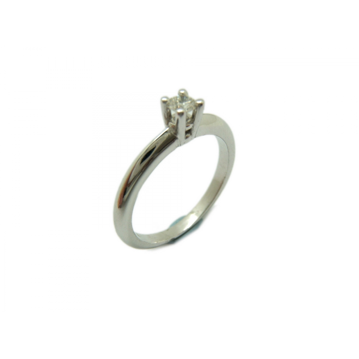 RING SOLITAIRE WHITE GOLD WITH DIAMOND A-358 B-79