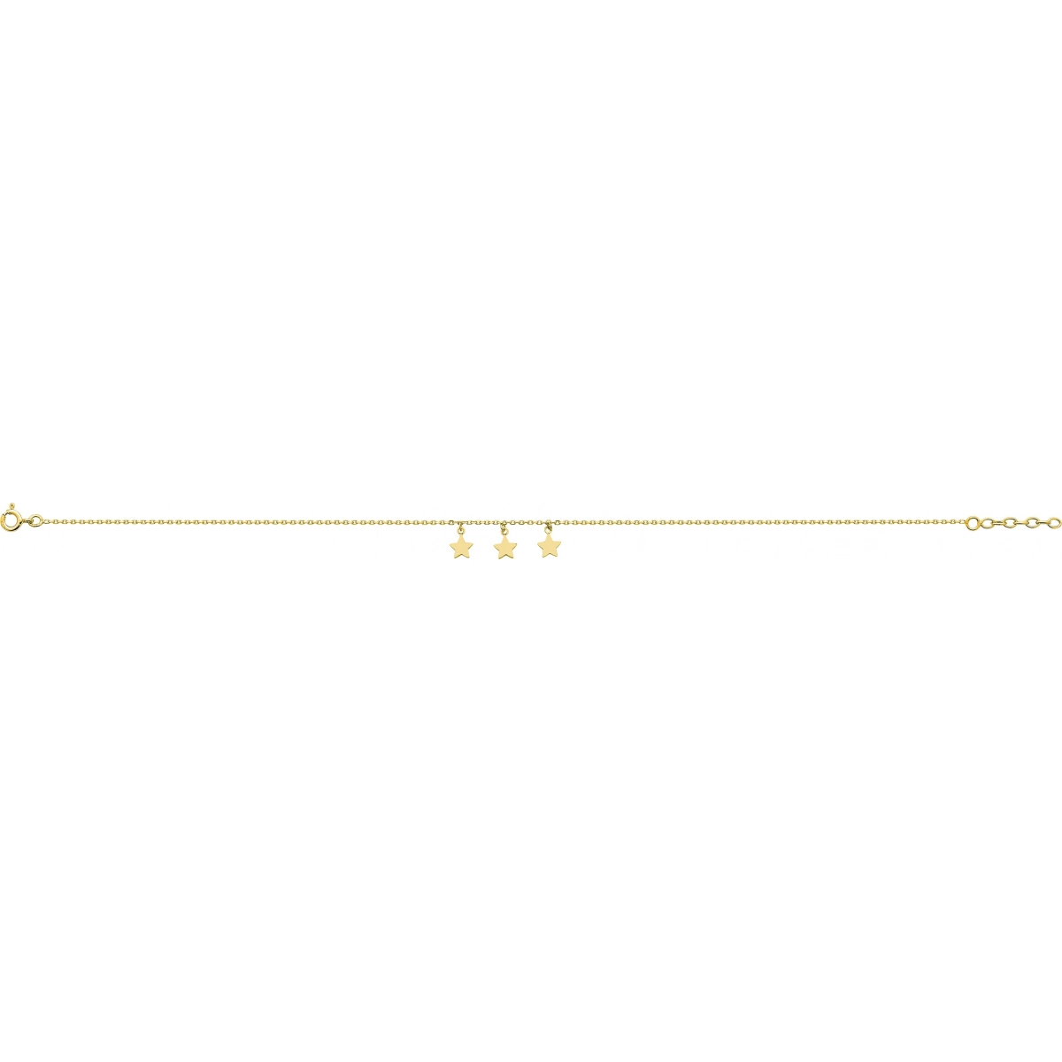 Ankle chain gold plated Brass Lua Blanca  133473.0