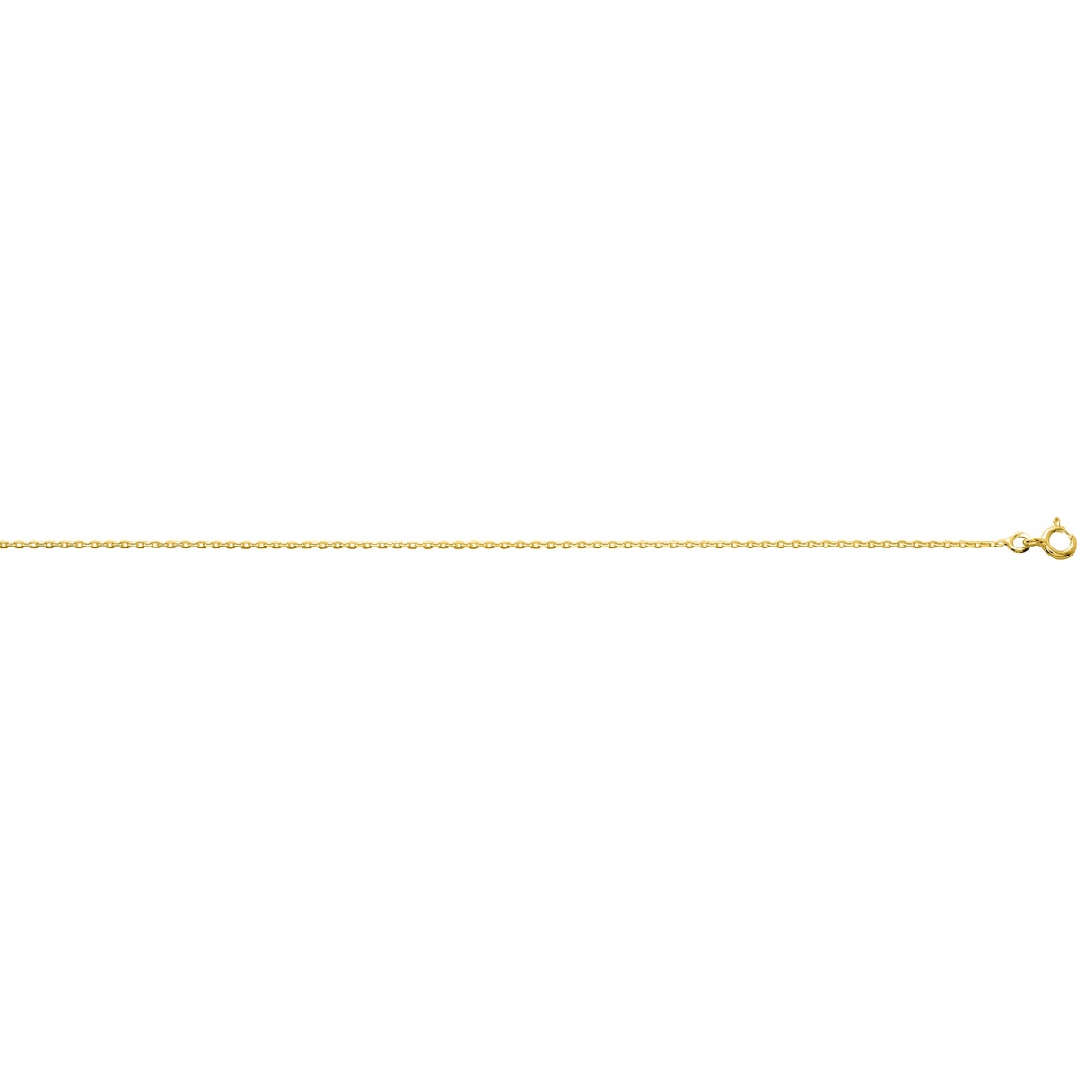 Ankle chain gold plated Brass - Size: 60  Lua Blanca  101649C.60