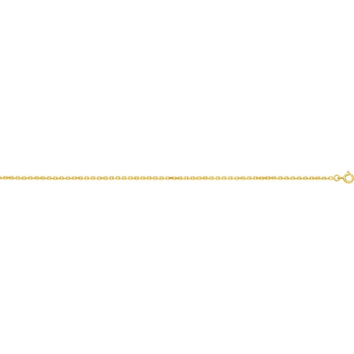 Ankle chain gold plated Brass - Size: 26  Lua Blanca  103123.26