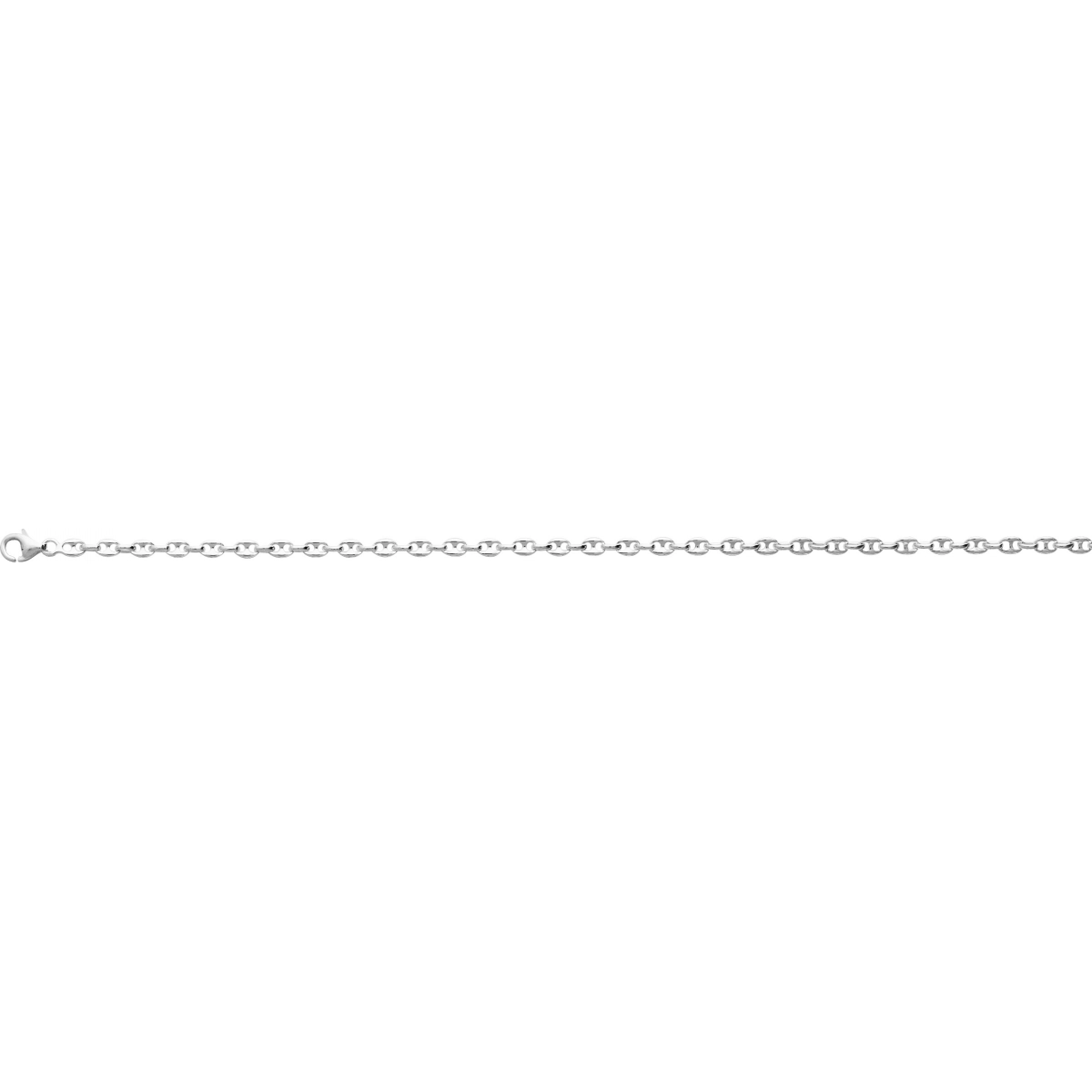 Ankle chain rh925 silver - Size: 26  Lua Blanca  303218.26