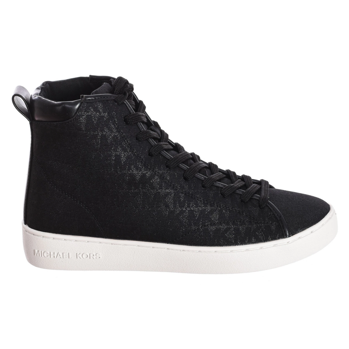 Zapatilla Sneaker Evy abotinada metalizada Michael Kors F2NVFE5Y mujer Talla: 36.5 Color: Negro F2NVFE5Y-BLACK.36.5