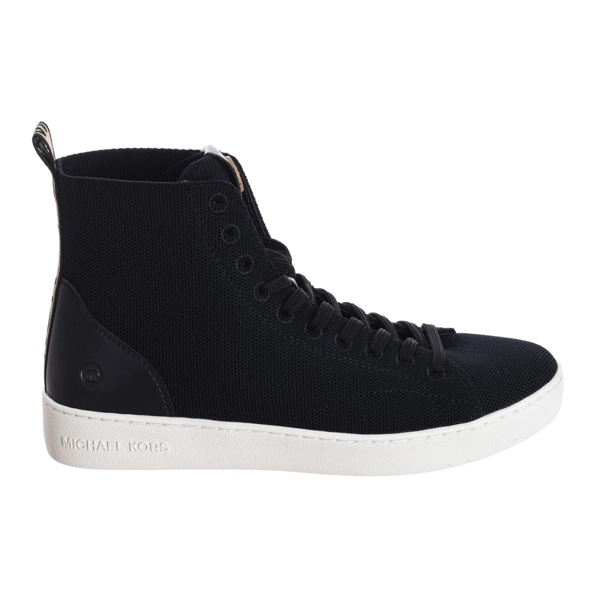 Zapatilla Sneaker Evy abotinada Michael Kors T2NVFS2D mujer Talla: 36.5 Color: Negro T2NVFS2D-BLACK.36.5